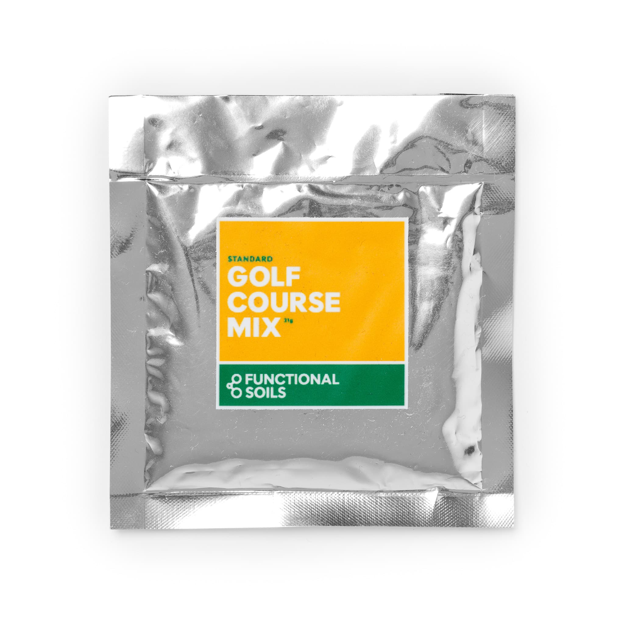 Golf Course Mix foil pouch, front
